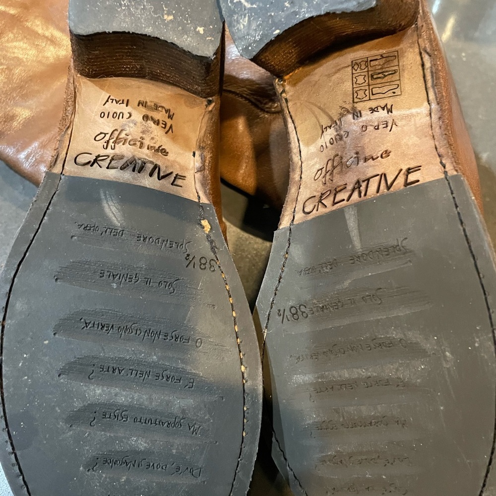 Officine Creative brown leather classic boots - Picture 6 of 16